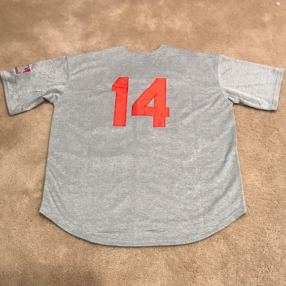 Pete Rose Cincinnati Reds Jersey Mens XL NWT 1969 Road Gray - Picture 12 of 12